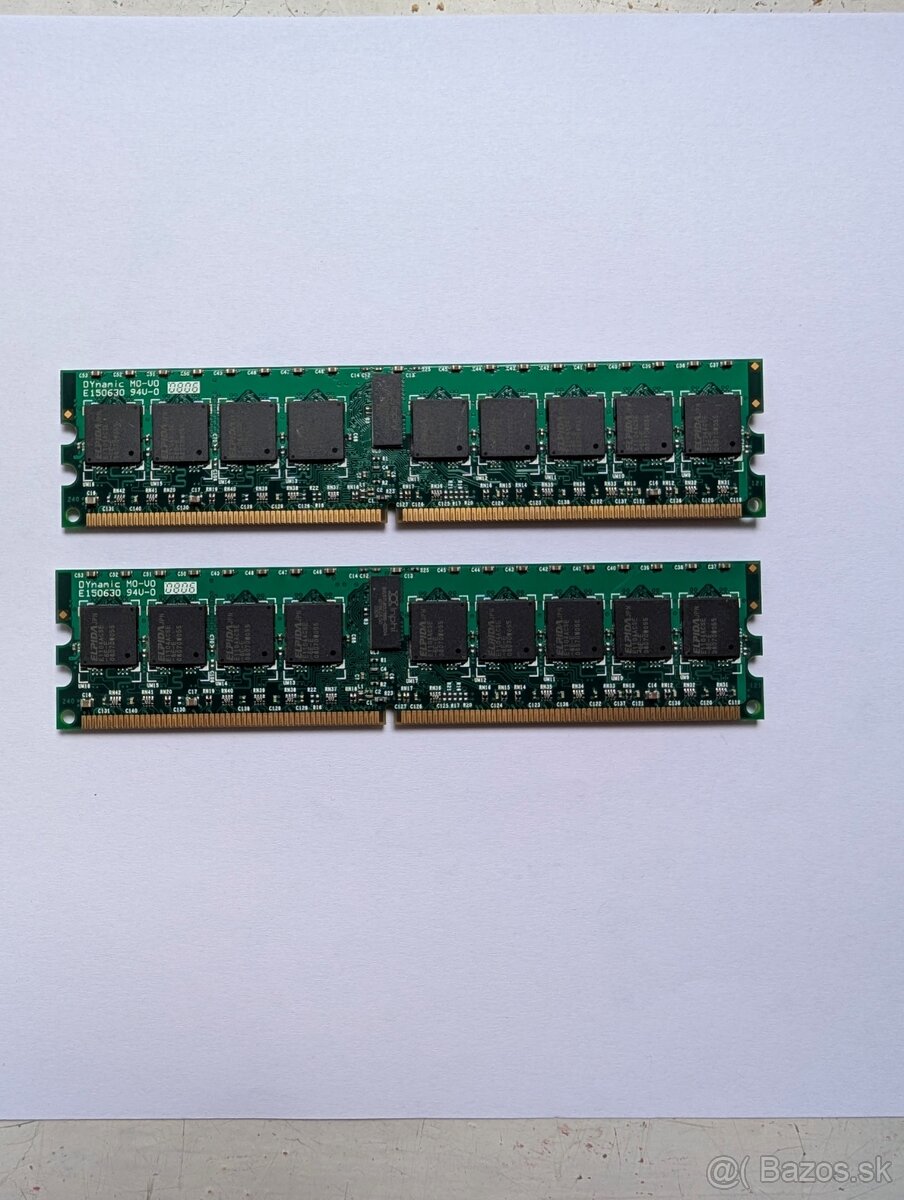 Serverová RAM Transcend DDR2-400 Registered ECC — 8 GB spolu - 3