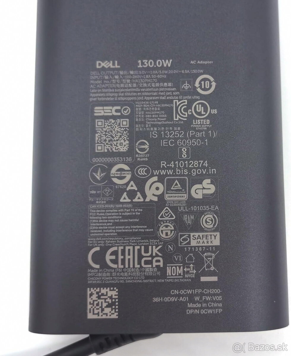 DELL USB-C 130W nabíjačka (originál) - 3