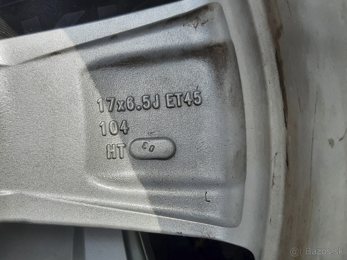 Originál 17" disky Toyota C-HR + zimné pneu 215/60 r17 - 3