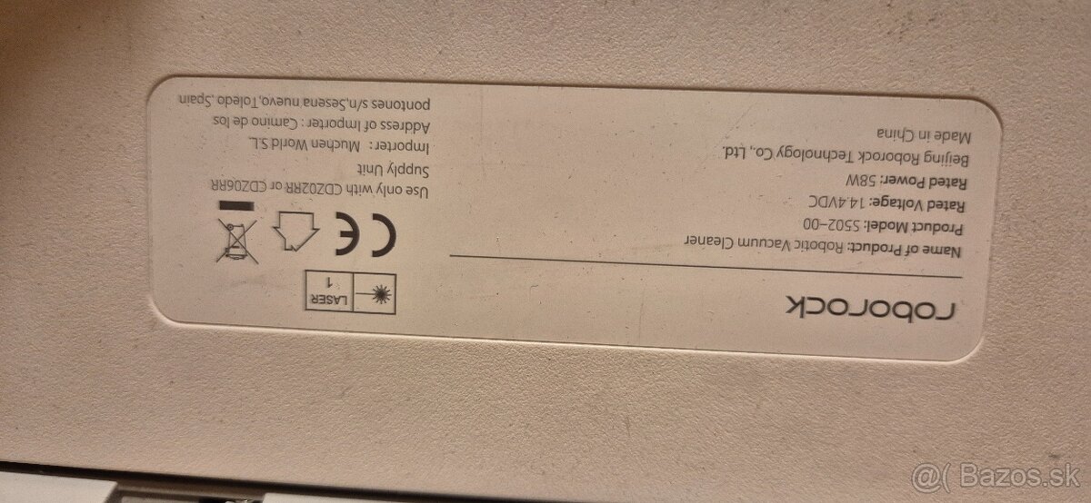 Robotický vysávač Xiaomi Roborock Sweep One S50 - 3