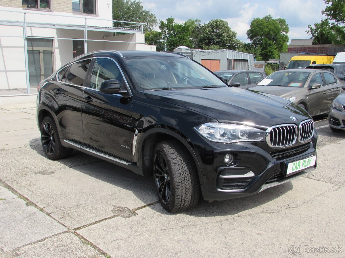 BMW X6 XDRIVE 40d, 4x4, AUTOMAT - splátka 354,-€ - 3