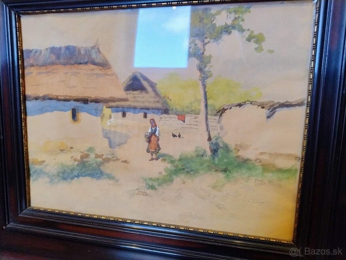 Antal Neogrády akvarel - 3