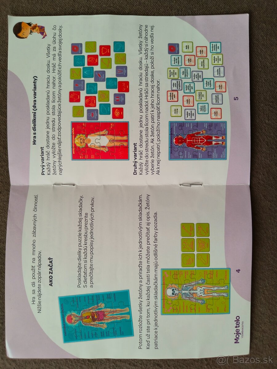 Puzzle Moje telo - 3