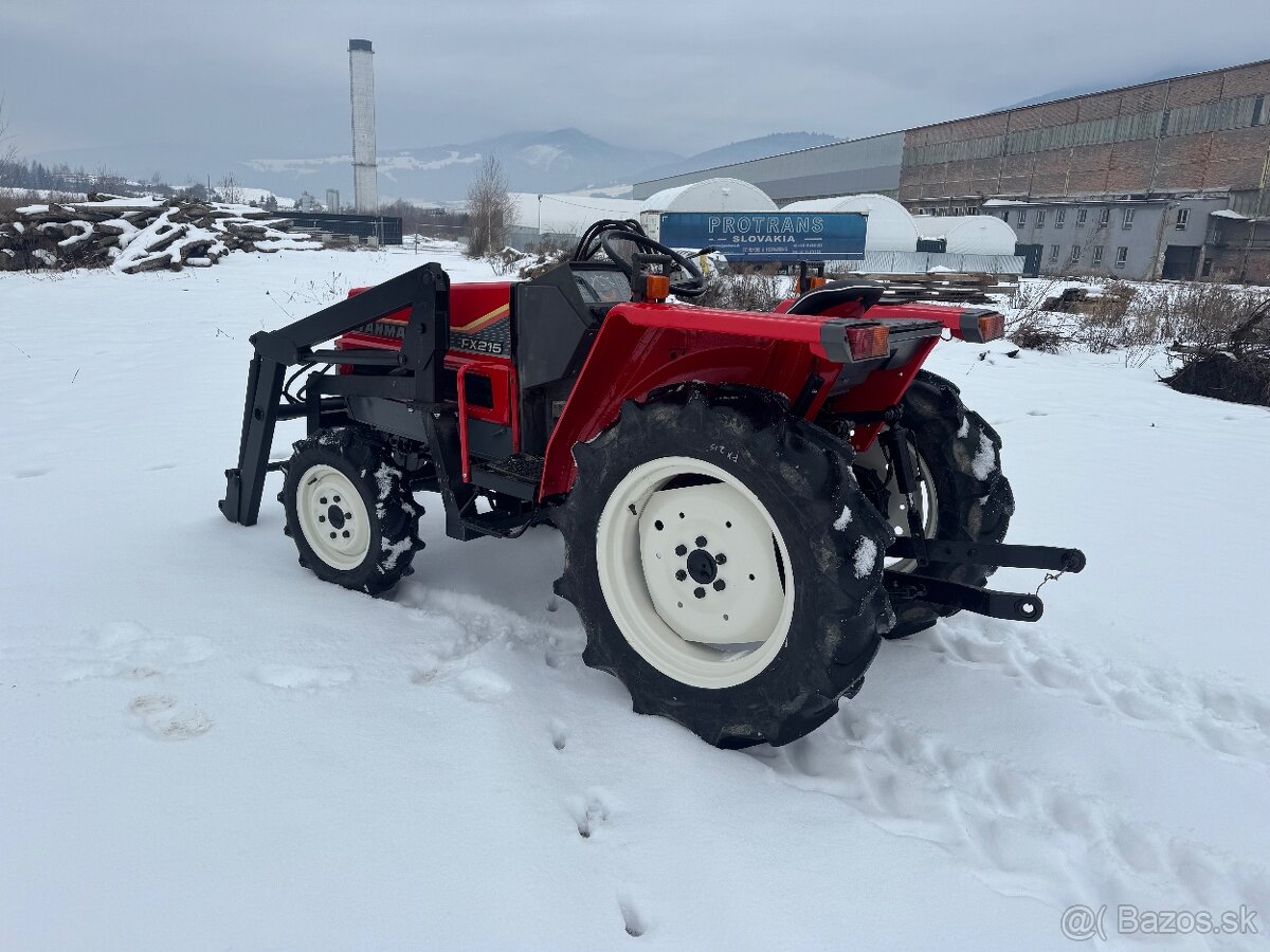 Predám malotraktor yanmar FX215 + čelny nakladač - 3