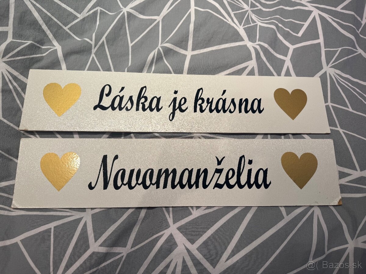 Svadobná výzdoba na auto - 3