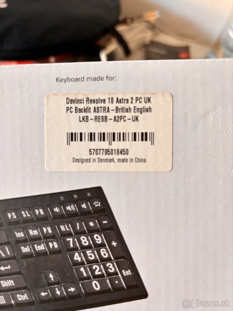 Logickeyboard Blackmagic DaVinci Resolve keyboard - 3
