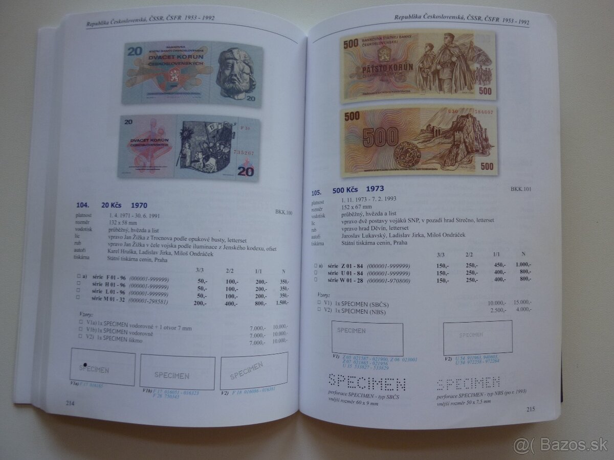 Katalog Papierové platidla - 3