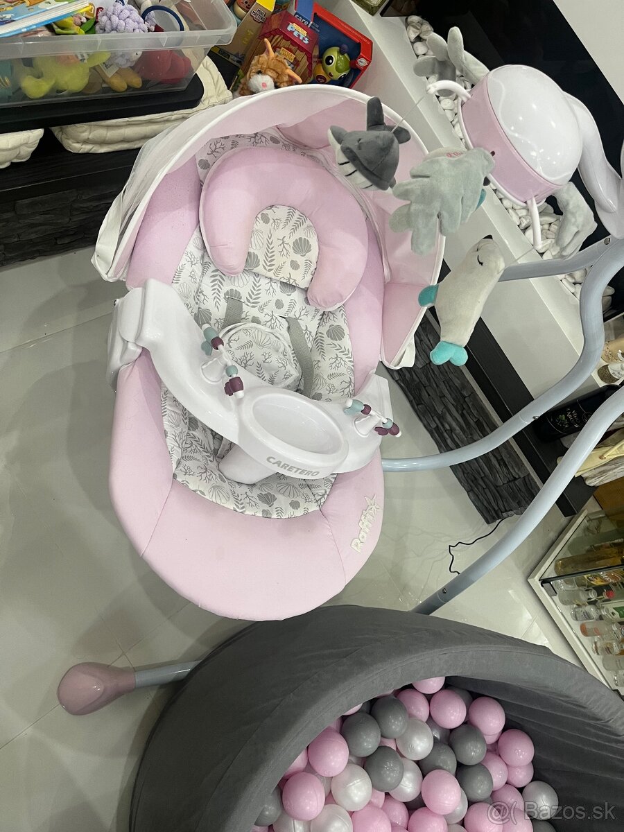 Predam hojdacie kresielko Carretero Raffi pink - 3