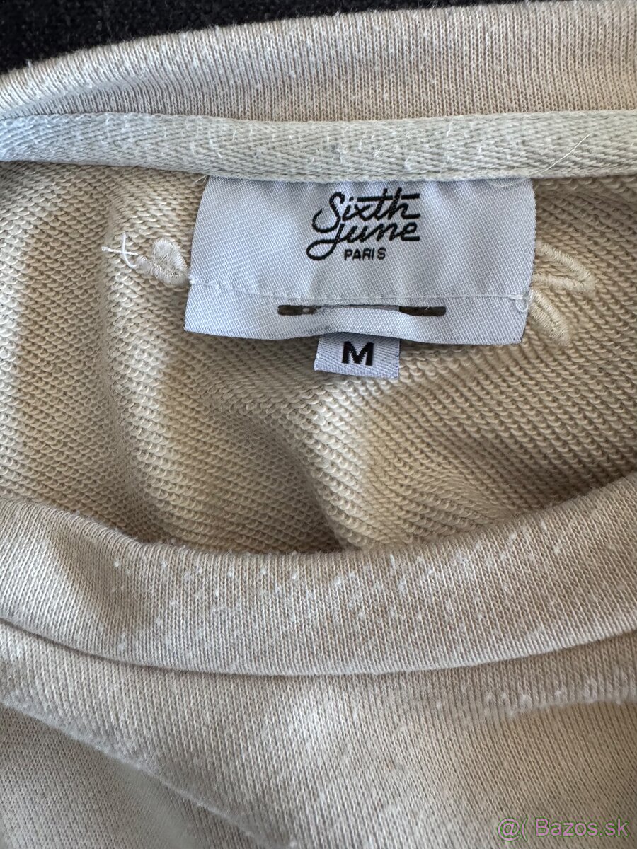 Biely Pulover Sixth June Paris M - 3