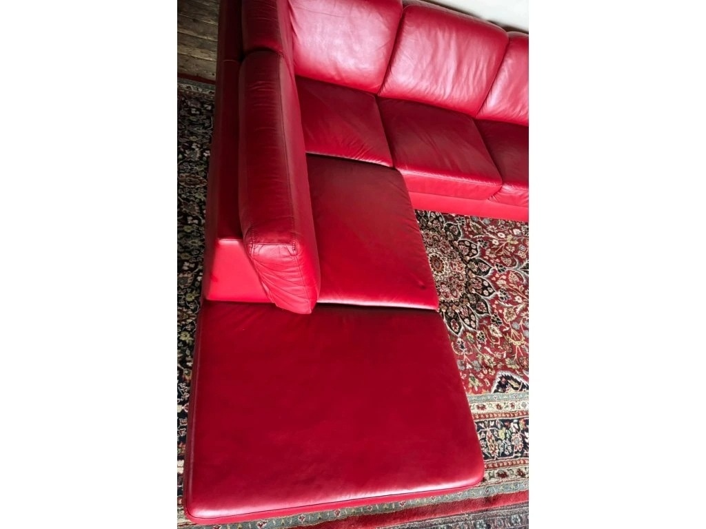 Kožená sedací souprava ve tvaru U, 3145 - 3