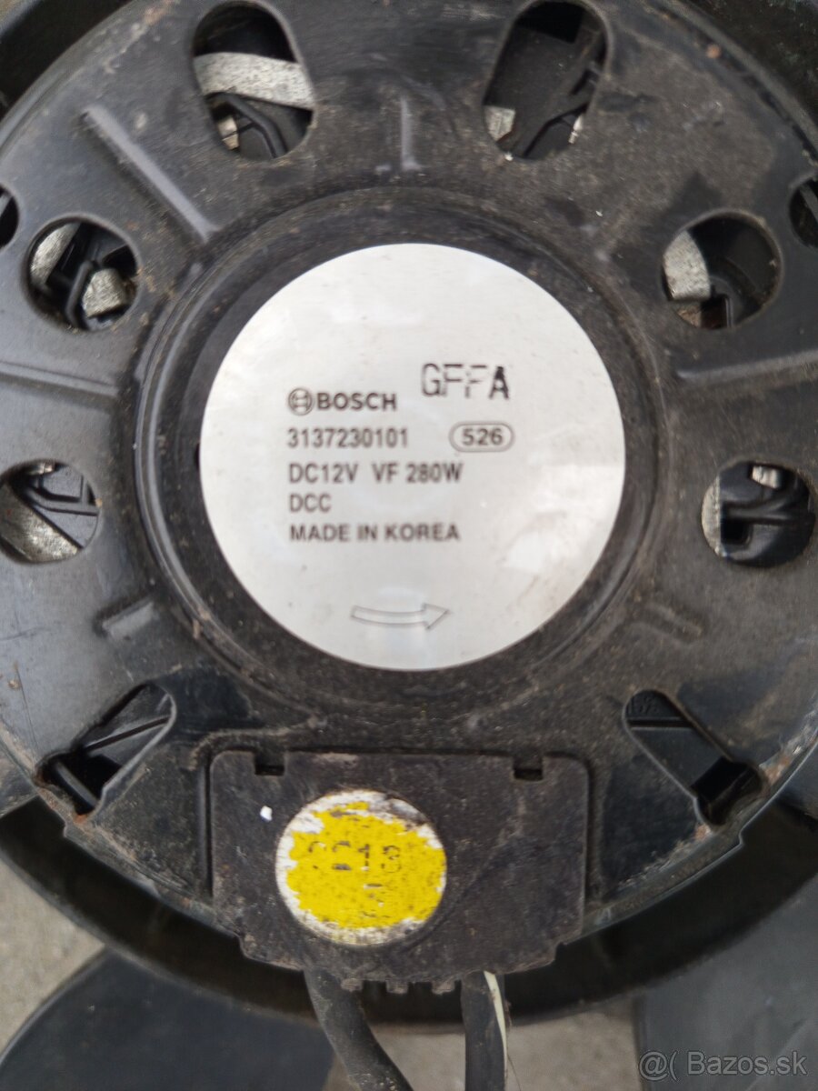 Motor ventilátora + odpor - 3