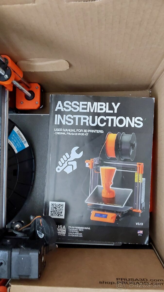 Predam Original Prusa i3 MK3S 3D tlačiareň enklouserom - 3