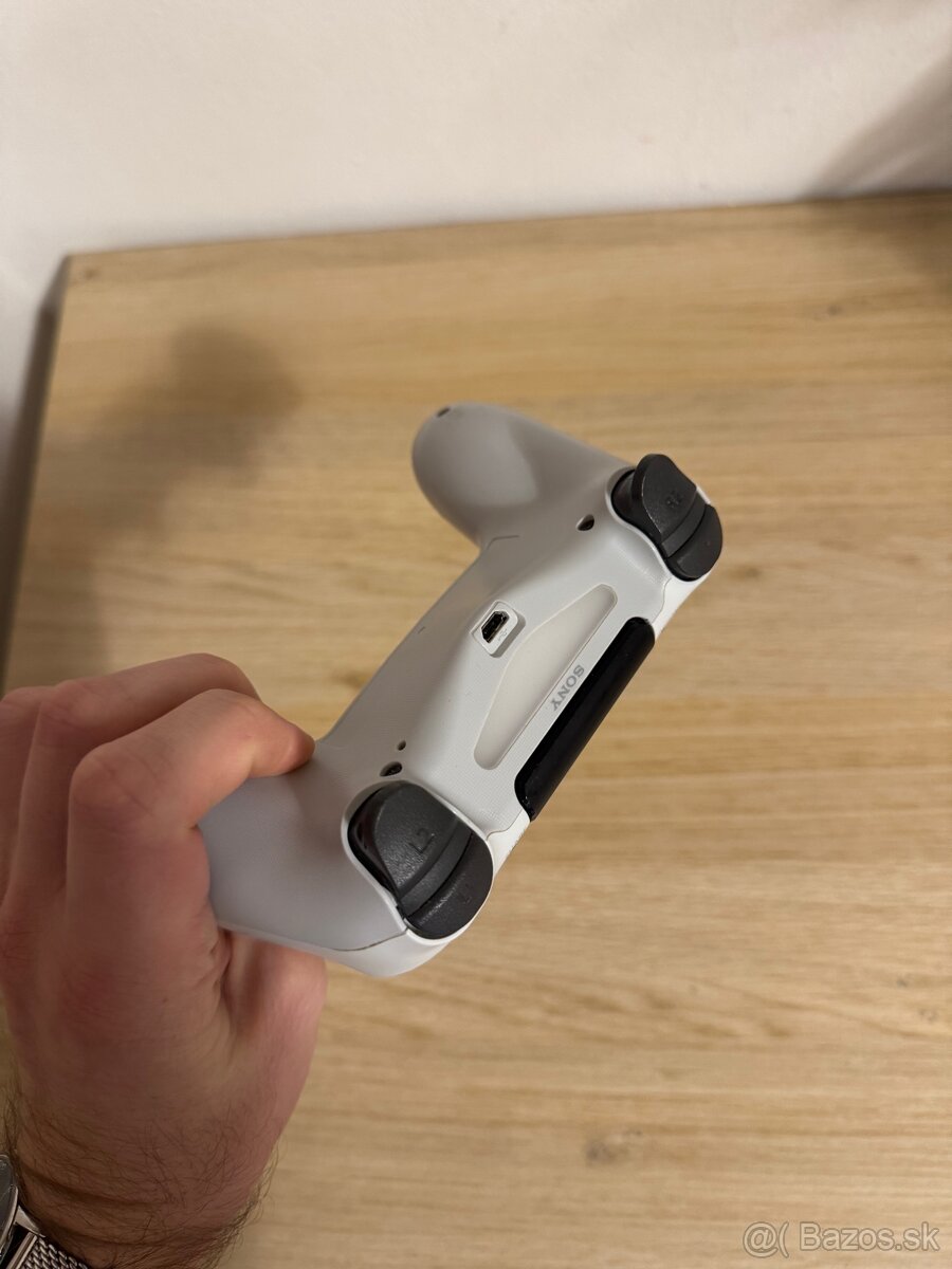 Ps4 ovladac originál dualshock - biely - 3