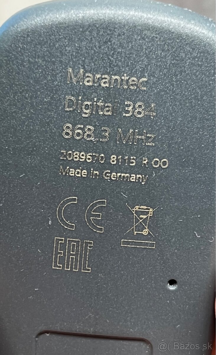 Predám diaľkový ovládač MARANTEC - 3