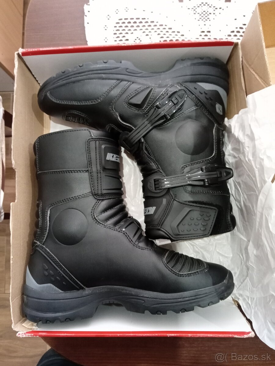 moto čižmy kenny vel.44,forma vel.45,rst vel.42 - 3