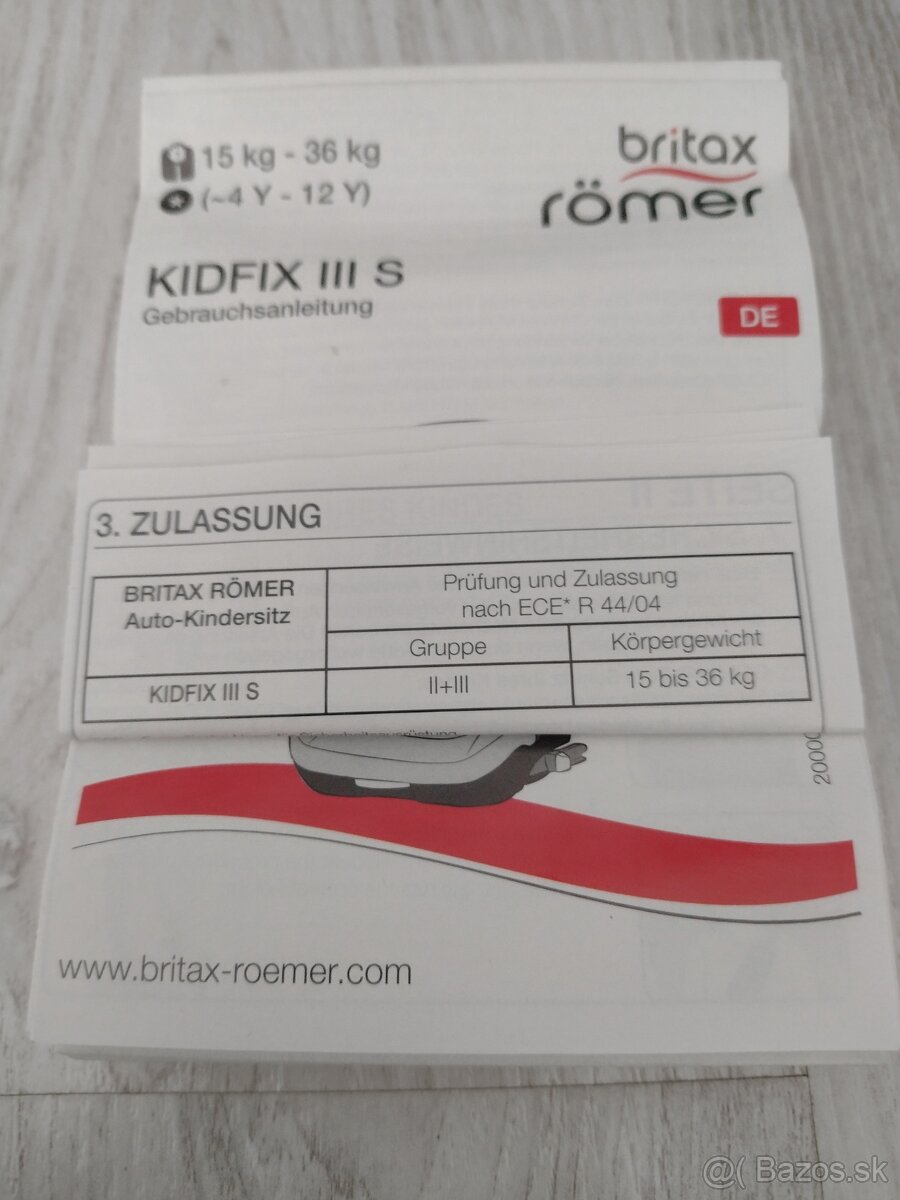 Autosedacka Britax Kidfix III S - 3