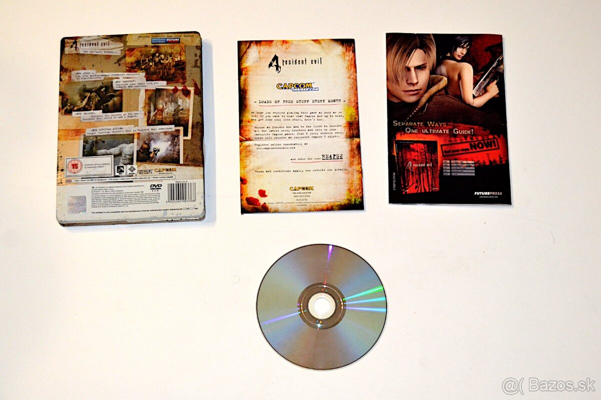Resident Evil 4 + Chainsaw Controller pre Playstation 2 - 3
