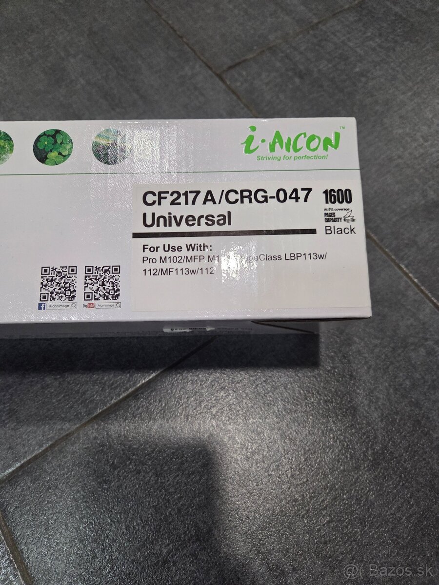 Neoriginál toner CF217A/CRG-047 universal i-Aicon - 3
