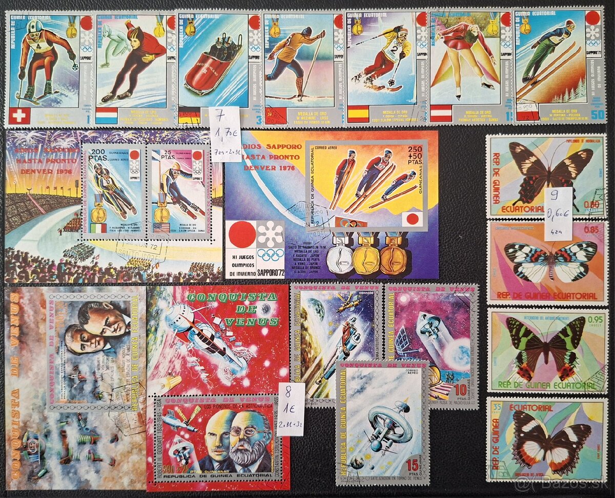 Postove znamky Mix 7 (66poloziek) - 3