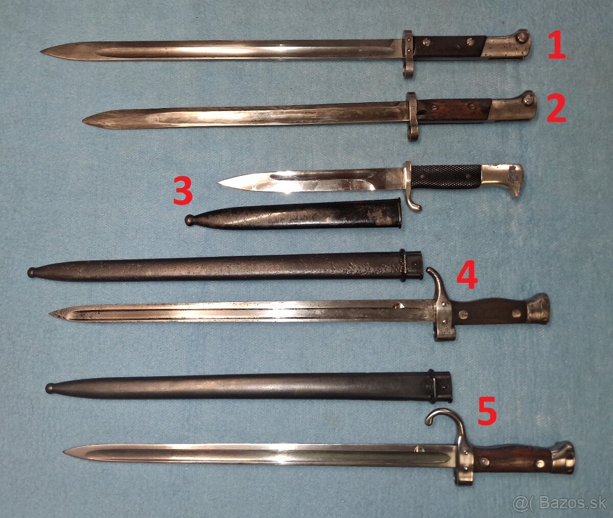 bajonety bodáky 2 - 3