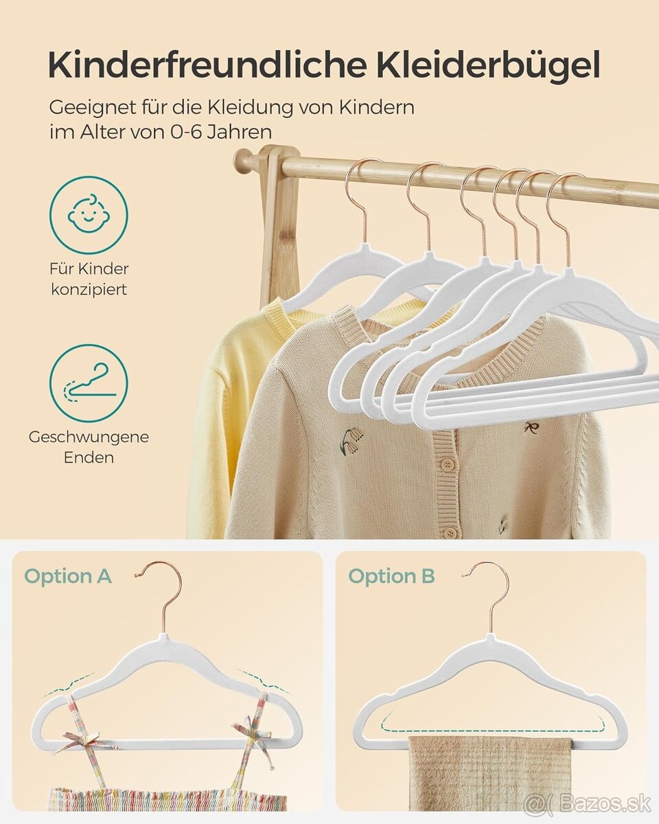 SONGMICS detské vešiaky – set 30 ks - 3