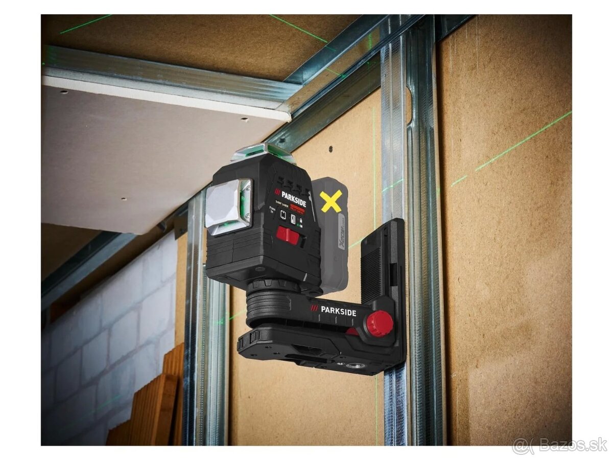 Parkside Performance krížový líniový laser 360° - 3
