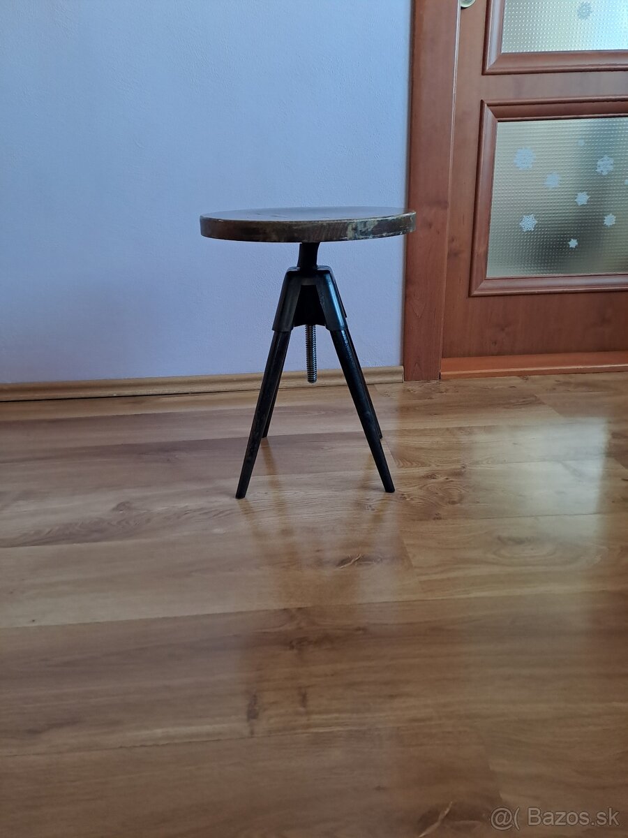 starožitná klavírna stolička - 3