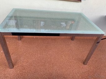 jedálenský sklenený stôl - 3