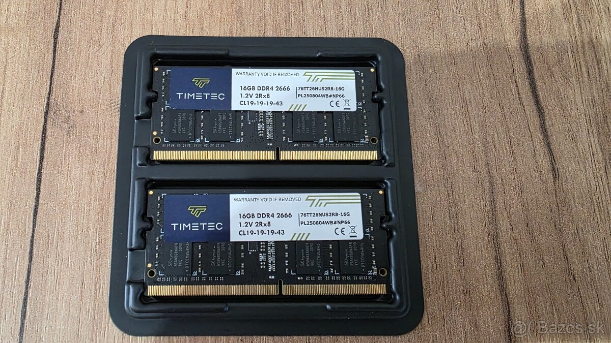 2x16GB DDR 4 2666 Timetec od SK Hynix - 3