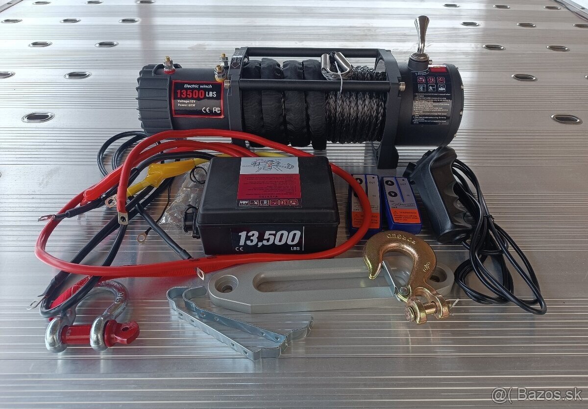 Elektrický naviják so syntetickým lanom 6t - 3