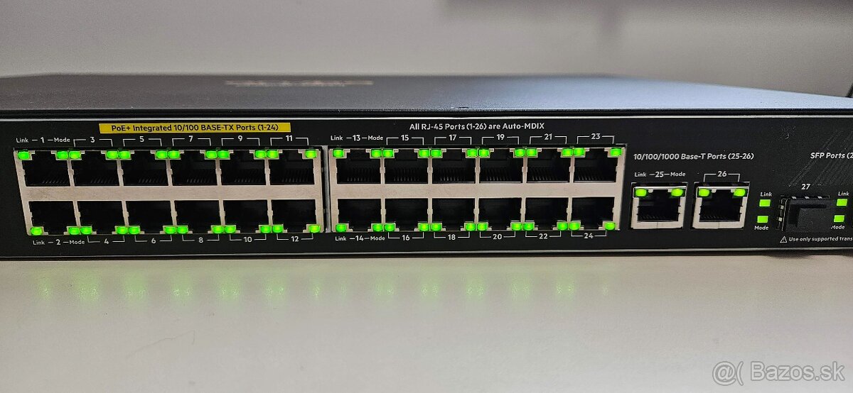HP Aruba 2530-24 PoE+ Switch - 3
