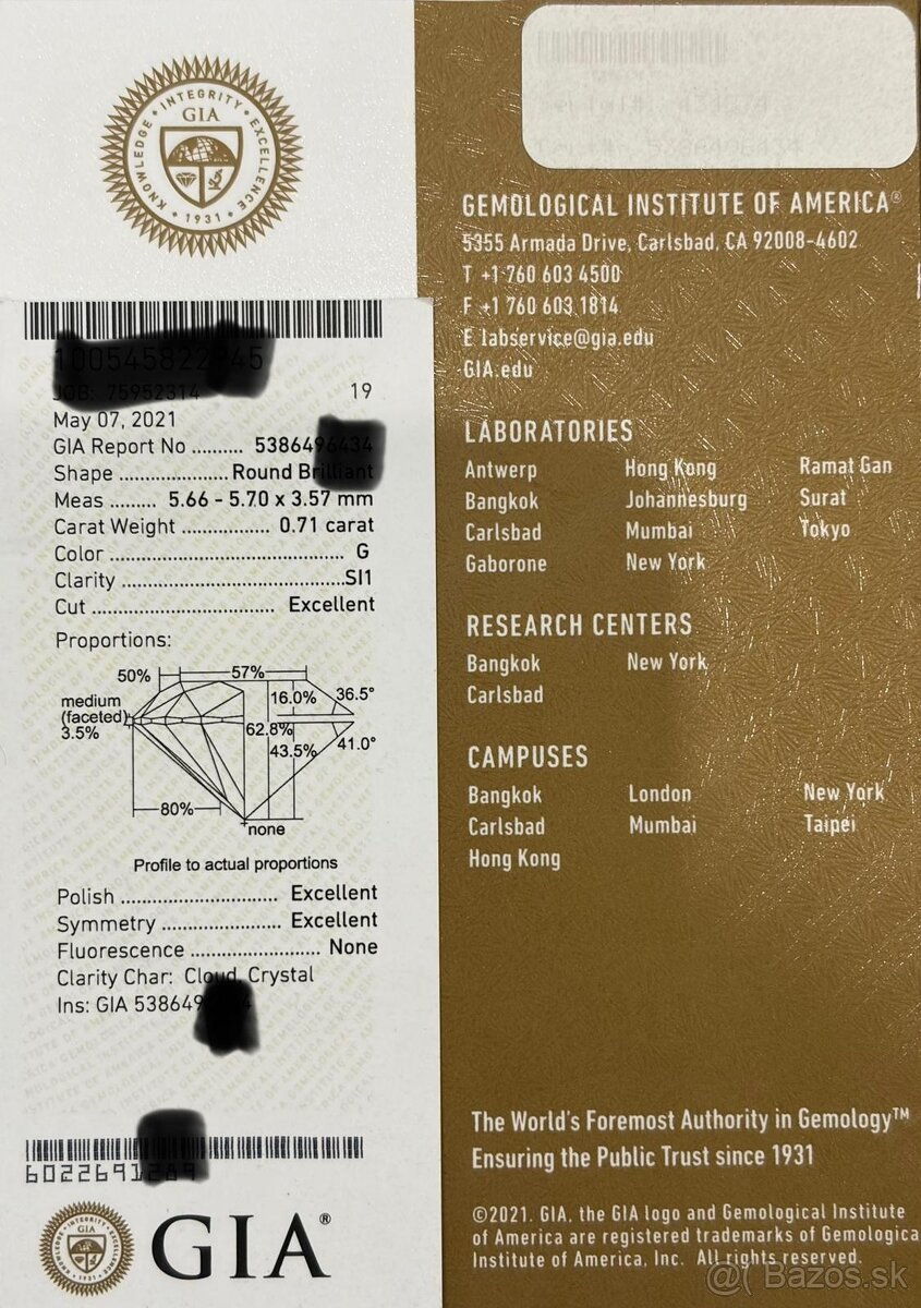 Zásnubný prsteň s Diamantami - 3