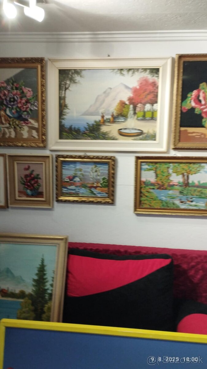 rôzne starožitnosti, obazy, kerámia - 3