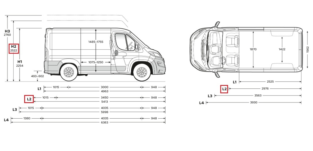 Prenájom dodávky Opel Movano L2H2. - 3