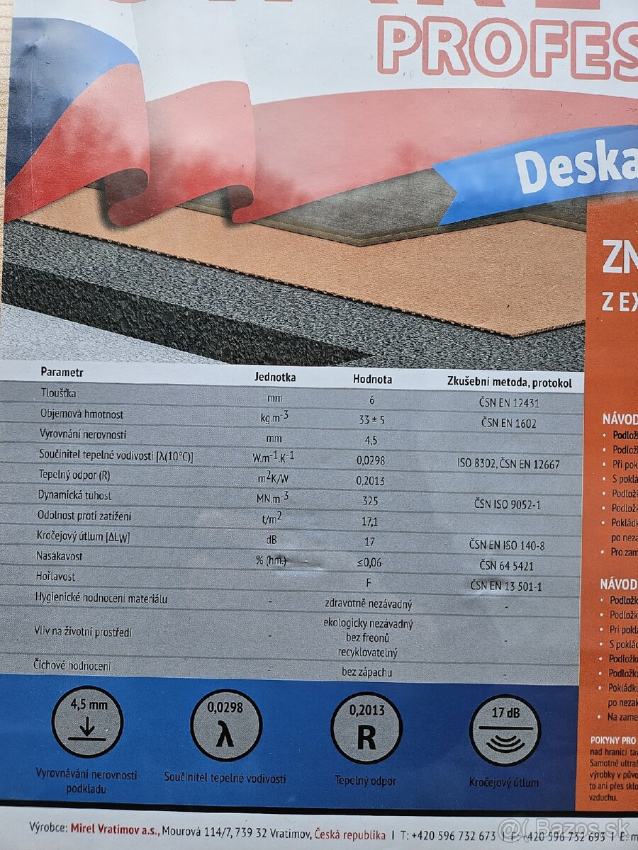Starlon podlozka z extrudovaneho polystyrenu - 3
