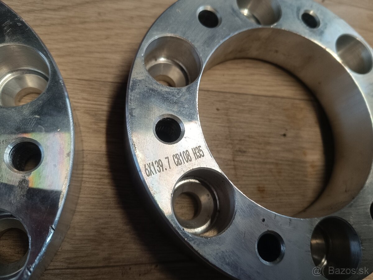 Rozširovacie podložky 6x139,7, 35mm