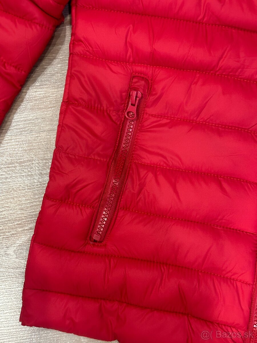 Dámska červená prešívaná bunda - 3