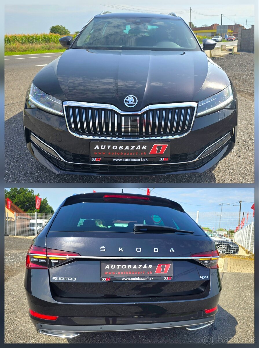 ✅️ŠKODA SUPERB COMBI L&K 4x4 2.0.TDI 147KW,ŤAŽNÉ,WEBASTO✅️ - 3