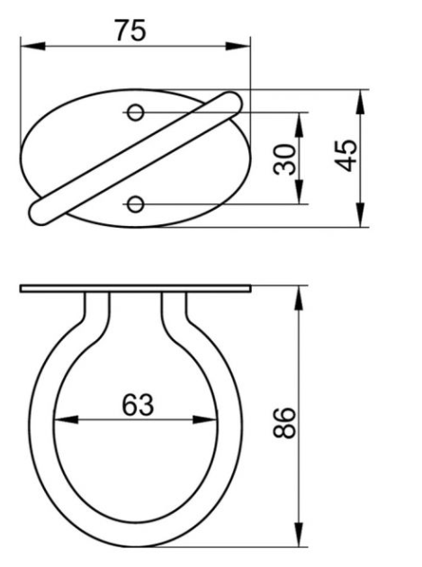 Držiak na sušič vlasov KEUCO - 3