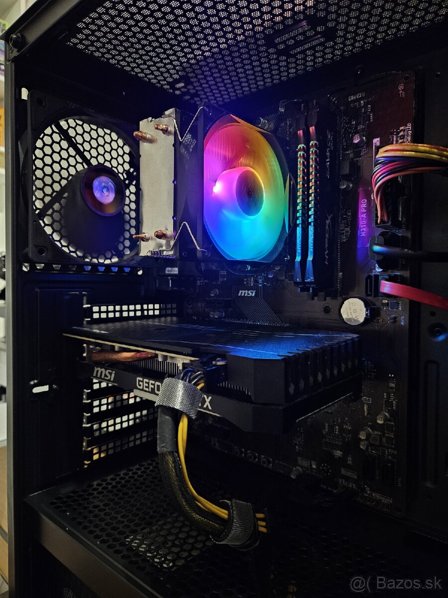 Predám PC i5 8600, 8GB RAM, GTX 1660Ti - 3