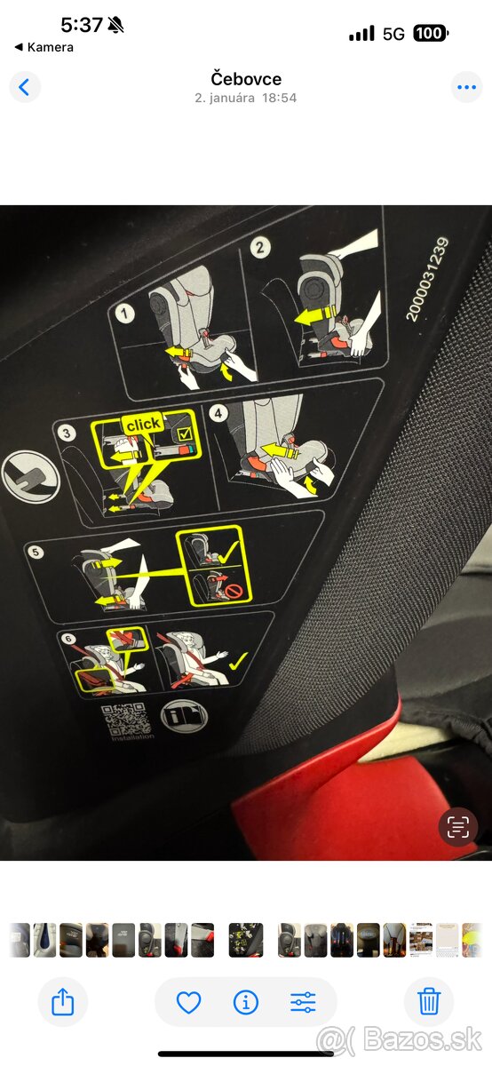 Römer Britax autosedacka - 3