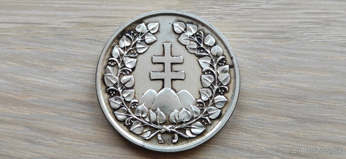 Medaila - Slovenský štát striebro RRR - 3