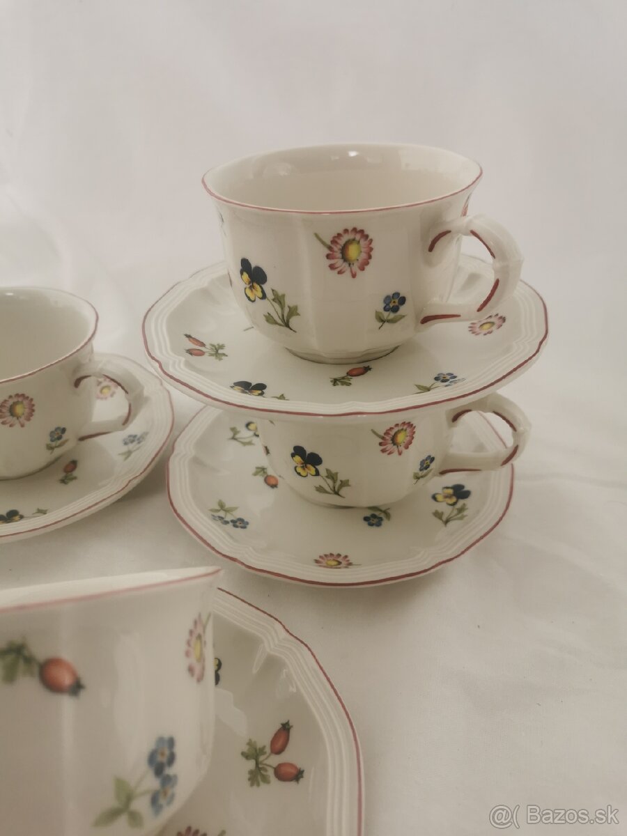 Villeroy a Boch, šálky a Podsalky - 3