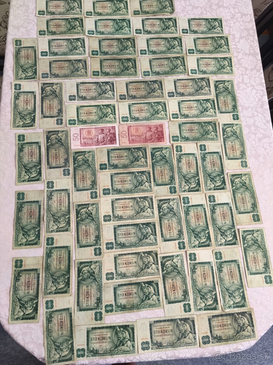 Predám staré slovenské bankovky - 3