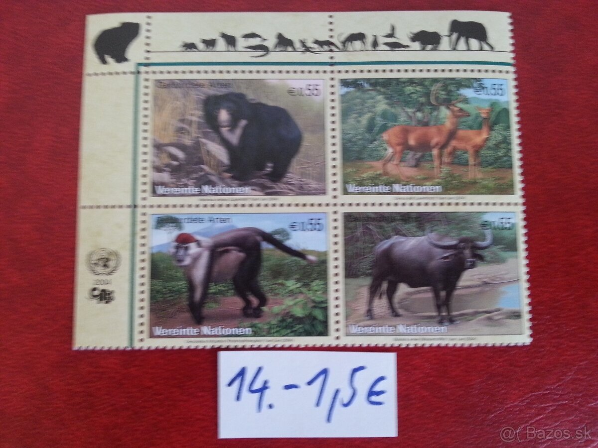 Postove znamky OSN - 3