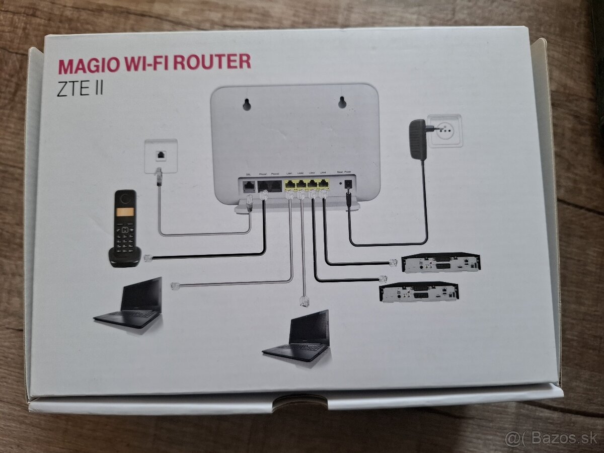 Predam DSL + WiFi router - Telecom ZTE - 3