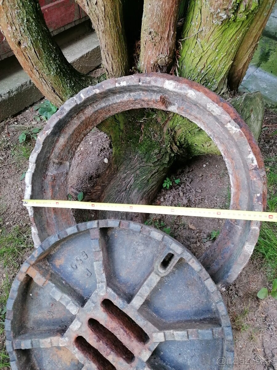Liatinový poklop s obrubou - 3
