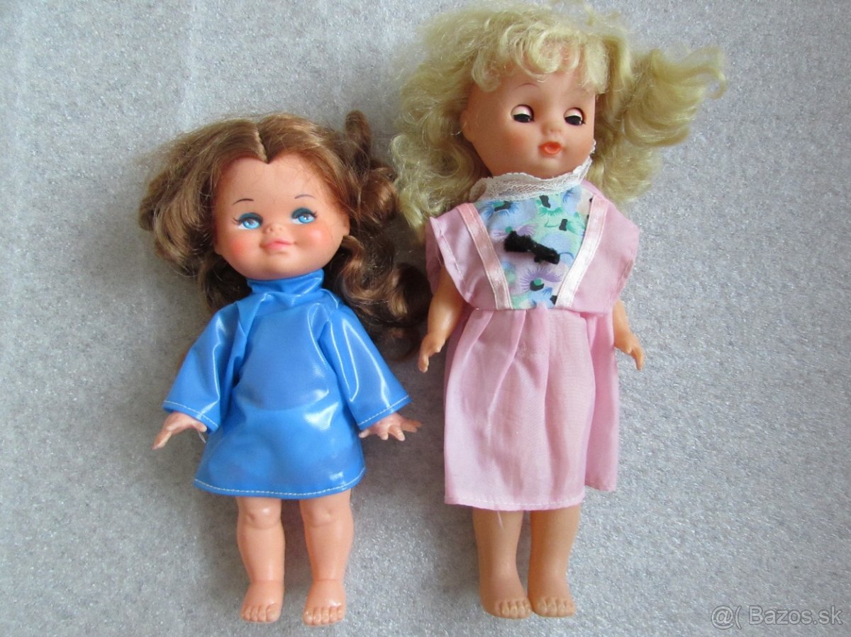 RETRO STARÉ HRAČKY - 2x PES, 6x PANENKA, ATD. - 3