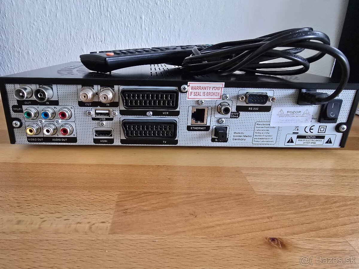 Predám satelitný prijmać Golden Media 9080 DVB-S/T - 3