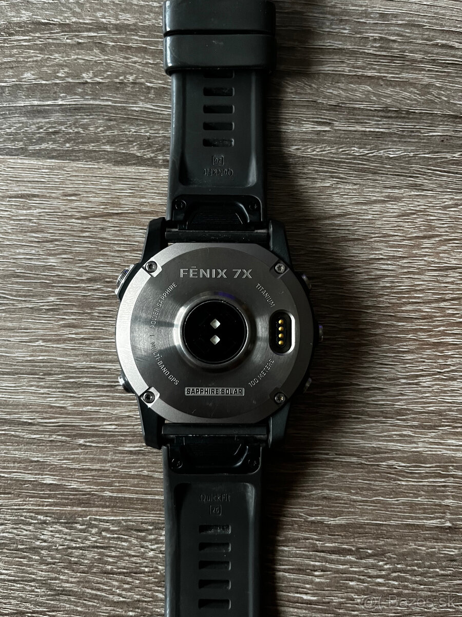 Garmin fenix 7X Sapphire Solar, Titanium / Brown Leather Ba - 3